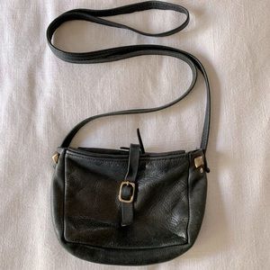 Clare V Mini Sac Black Leather